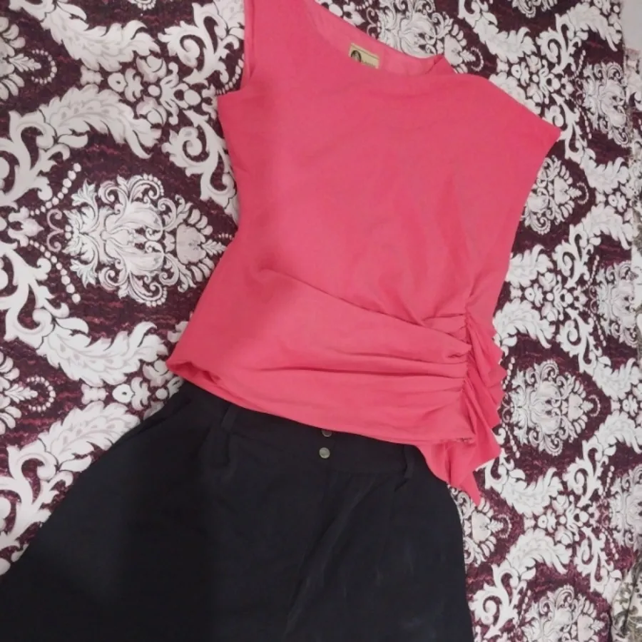 ست تاپ شلوارک مجلسی