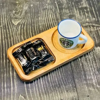 زیرلیوانی چوبی