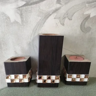 شمعدان چوبی