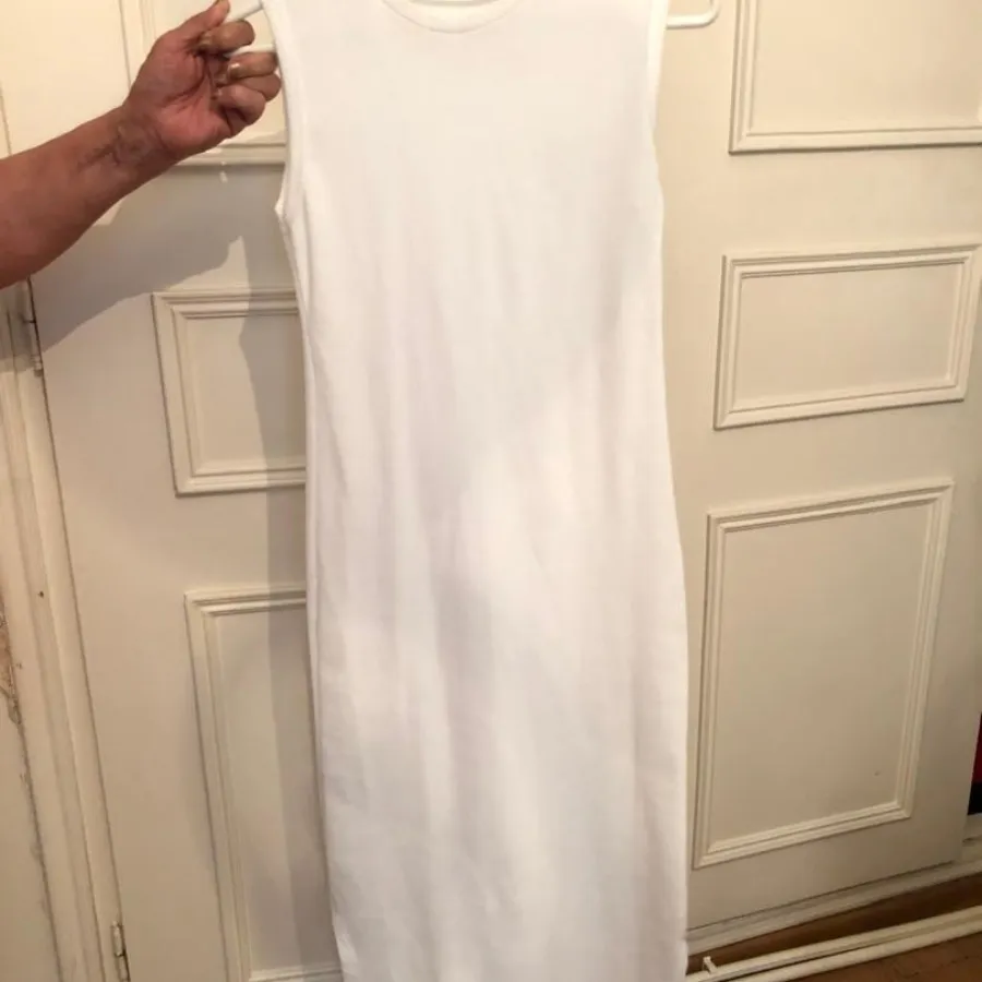 پیراهن بلند سفید اسپرت