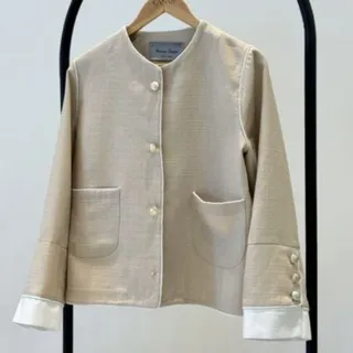 کت شلوار ست کرم