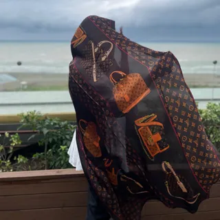 شال ساتن ابریشم