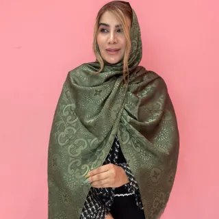 شال ساتن ژاکارد