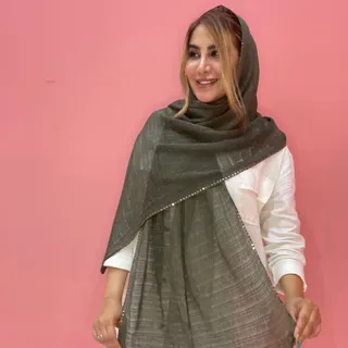 شال پلیسه دور نواردوزی