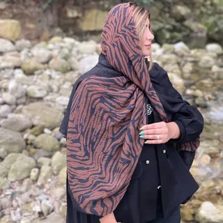 شال حریر ژرژت زبرا?