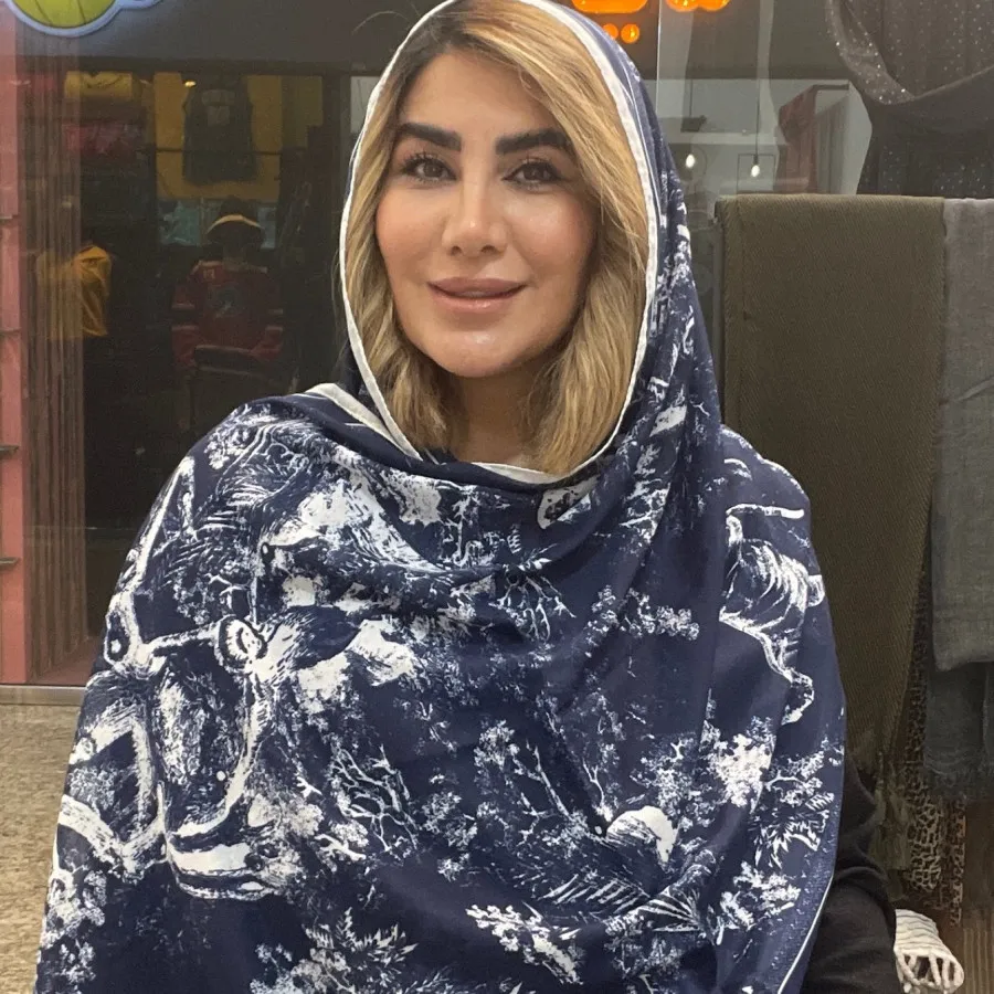 شال نخی دیور طرح جنگل?