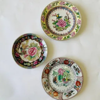 ست بشقاب های نقاشی دست