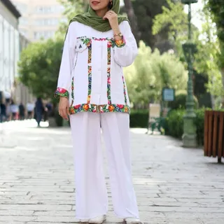 ست شومیز شلوار نخی