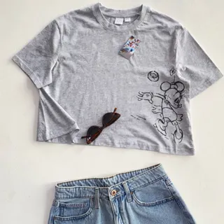 کراپ تیشرت المانی