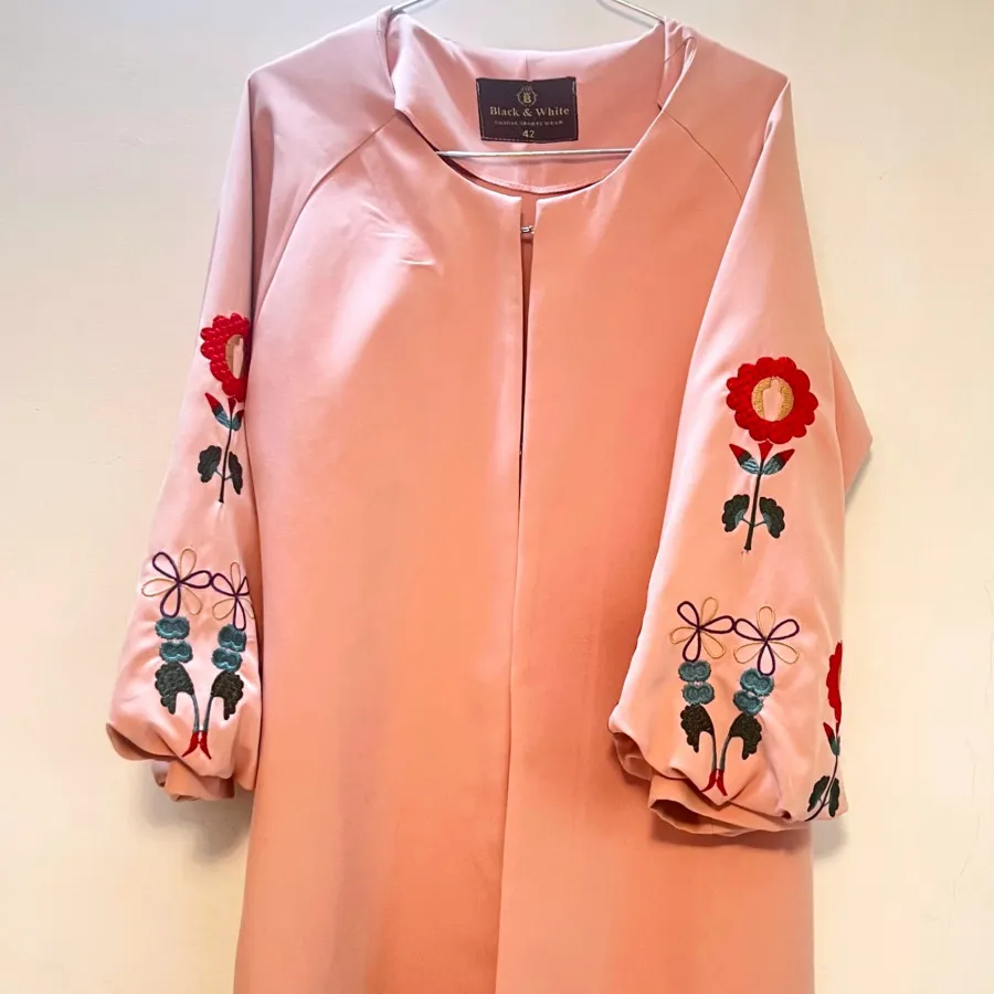 مانتو مجلسی صورتی