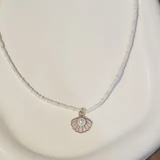 گردنبند صدف و مروارید