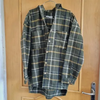 شکت کلاه‌دار چهارخونه سبز