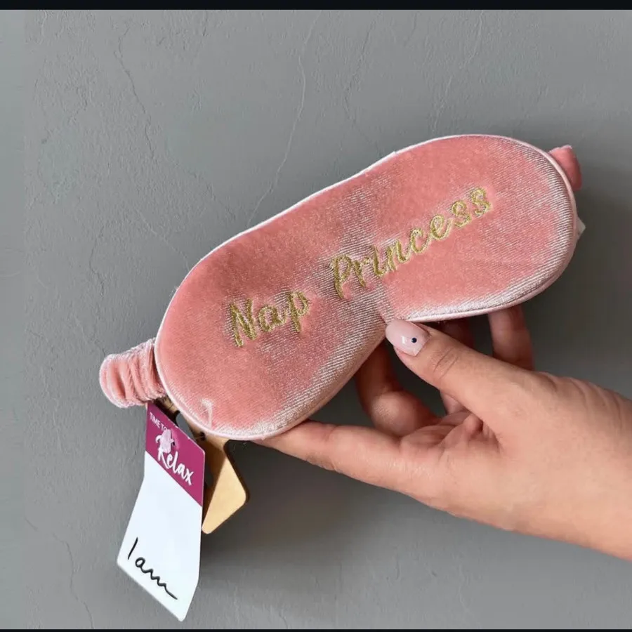 چشم بند مخملی برند i am