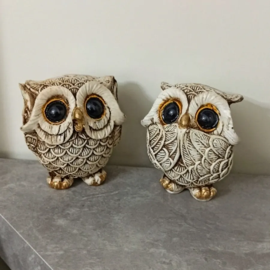 پک دوتای جغد دکوری کادویی