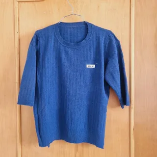 بلوز بافت استین سه ربع