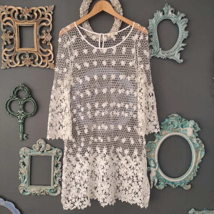 پیراهن دانتل گیپور اروپای