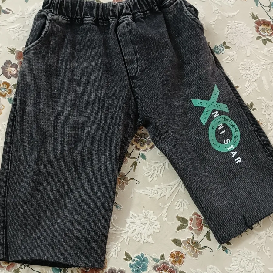 شلوارک جین ذغالی سایز 45