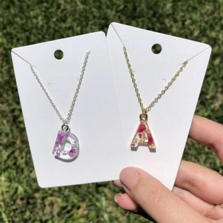گردنبند حروف انگلیسی رزین