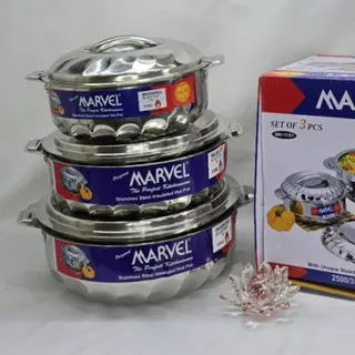 گرم نگهدار 3تیکه استیل