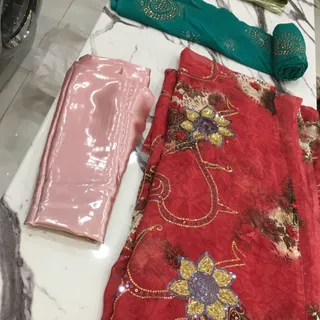 پارچه پیراهن کردی پارچه