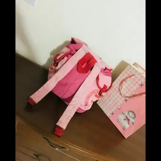 کوله پشتی صورتی دخترانه