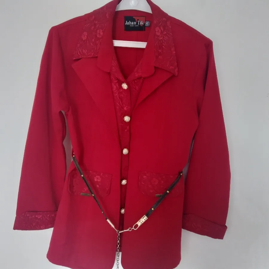 کت مجلسی دخترانه قرمز
