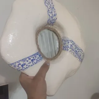 آینه دکوراتیو پاپیه ماشه