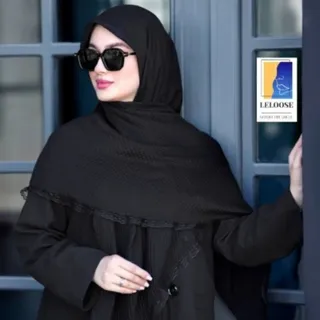 روسری پلیسه نخی دور دانتل
