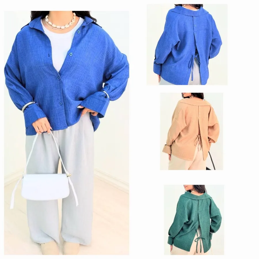 شومیز پشت گره ای