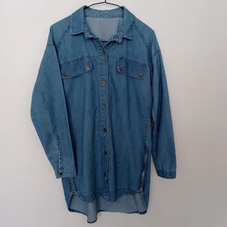 شومیز بلند جین کاغذی