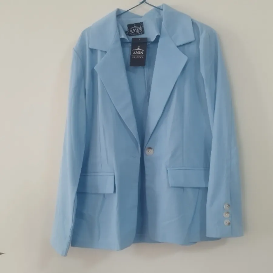 کت تک آبی آسمانی