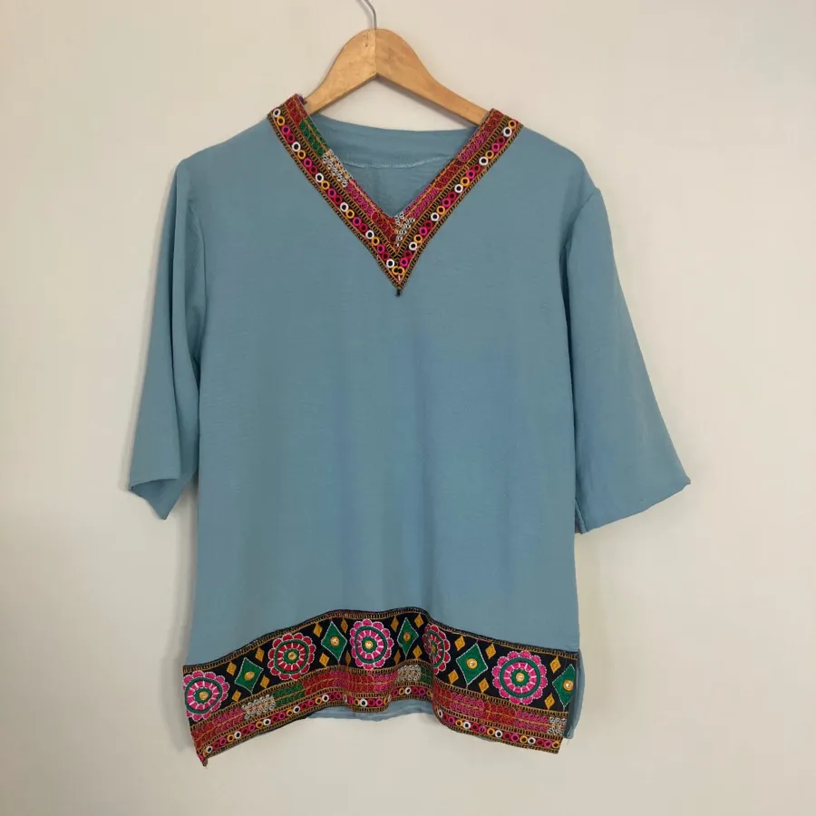 ست لباس سوزن دوزی شده