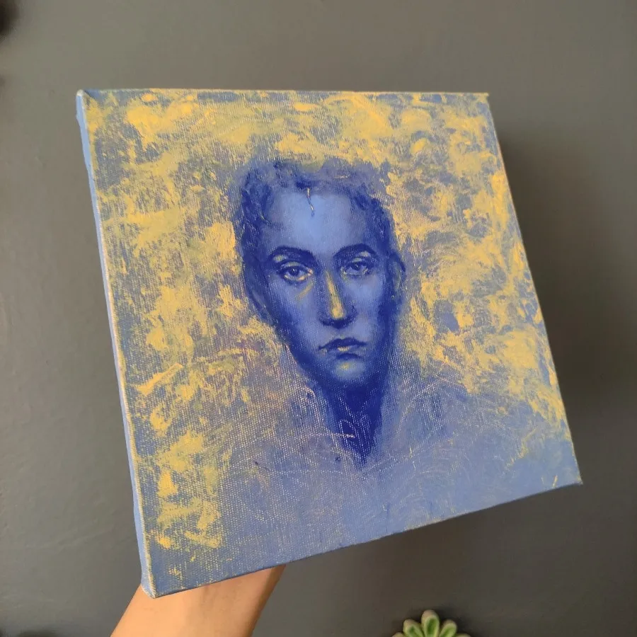 تابلو رنگ روغن پرتره ✨