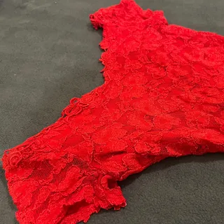 لباس مجلسی گیپور قرمز