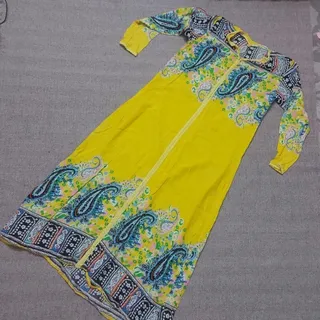 پیراهن نخی ساحلی