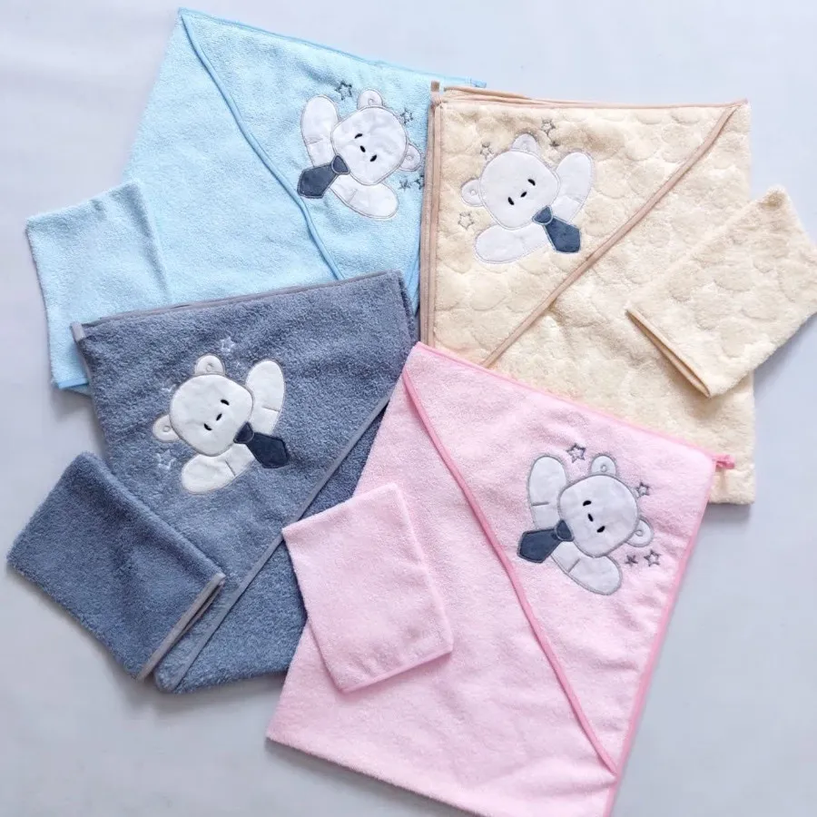 ست حوله و لیف خرس کرواتی