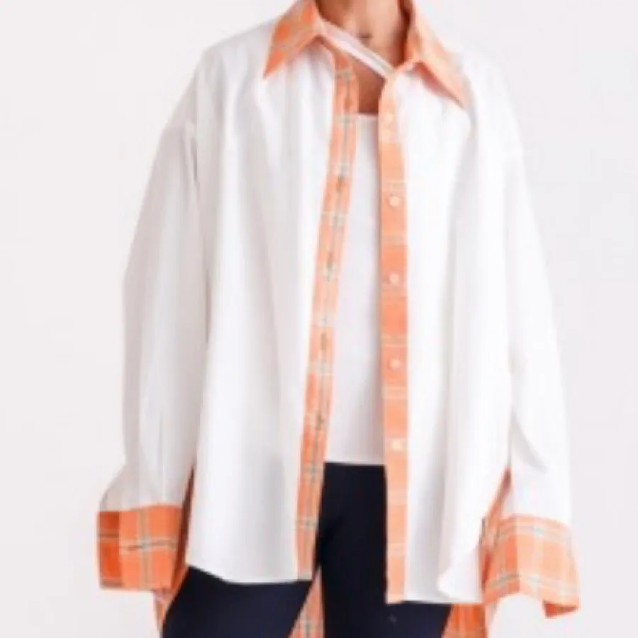 شومیز پیراهنی نخی کره نو