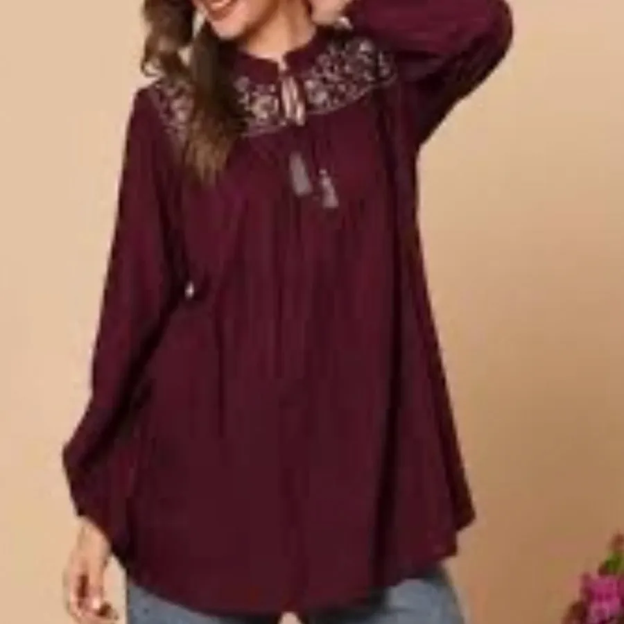 شومیز نخی خارجی کاملا نو