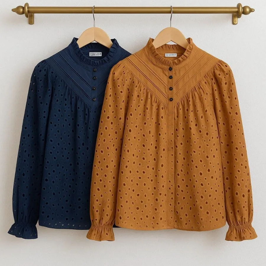 شومیز خامه دوزی