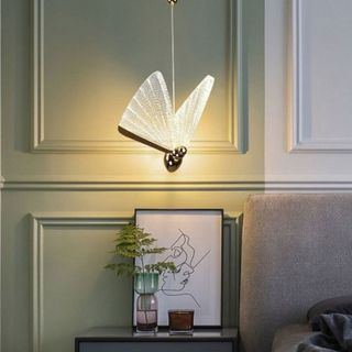 لوستر آویز طرح پروانه خاص