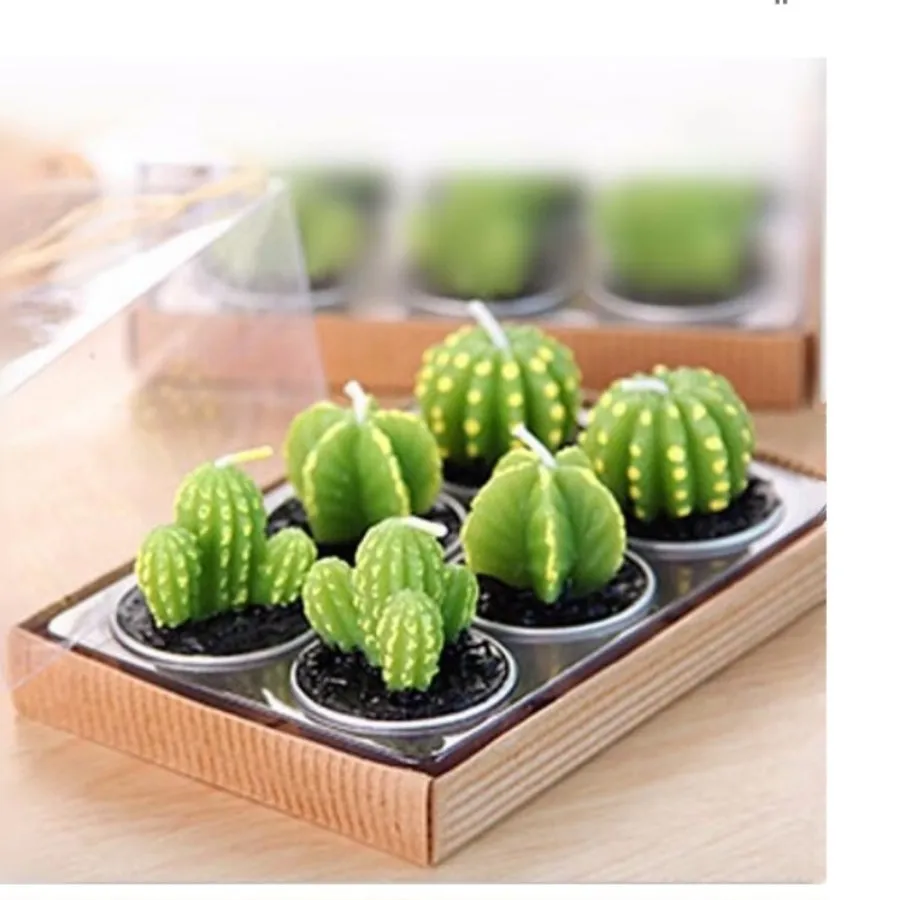 شمع مدل کاکتوس