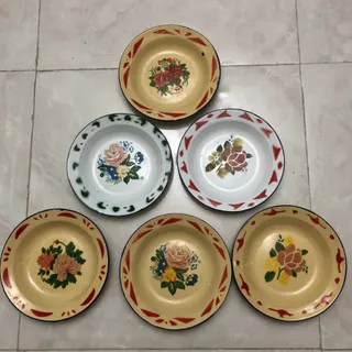 6 عدد بشقاب لعابی