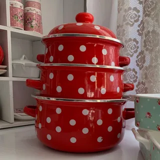 ست قابلمه لعابی خارجی