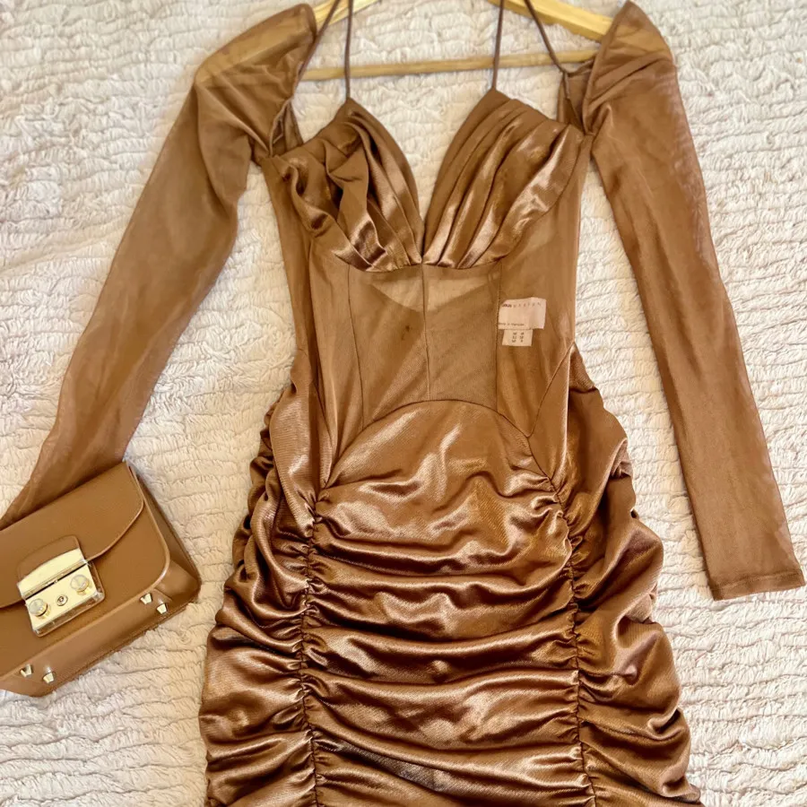 پیراهن قهوه ای برند asos