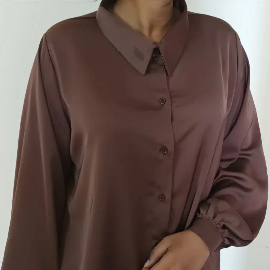 شومیز کرپ ساتن