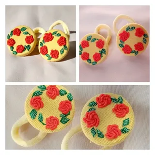 کش مو گلدوزی شده با دست