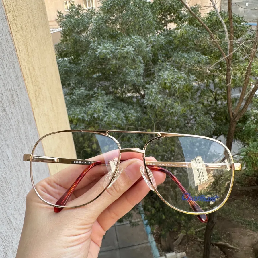 عینک طبی دوپل فلزی