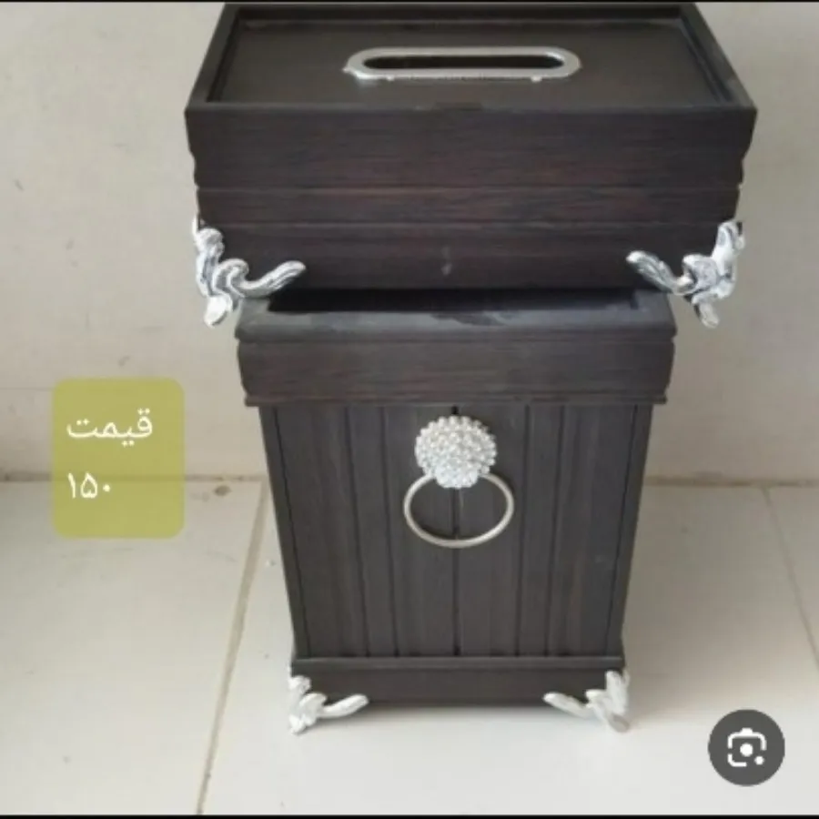 سطل و جای دستمال کاغذی