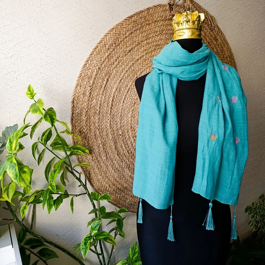 شال فیروزه ای