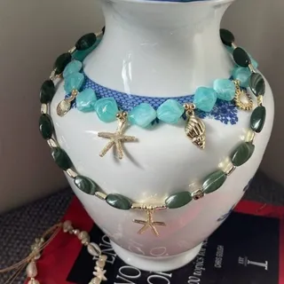 گردنبند سنگ و ستاره دریای